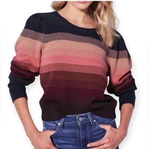 Paige Cotton Knit Cropped Sweater: Size XS